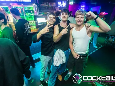 A professional photo of guests enjoying themselves at Cocktails Nightclub from our gallery.