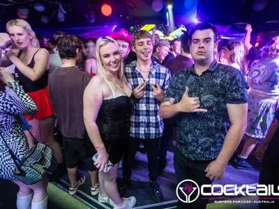 A professional photo of guests enjoying themselves at Cocktails Nightclub from our gallery.