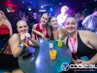 A professional photo of guests enjoying themselves at Cocktails Nightclub from our gallery.