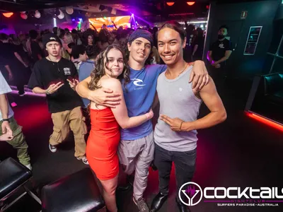 A professional photo of guests enjoying themselves at Cocktails Nightclub from our gallery.