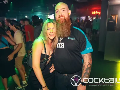 A professional photo of guests enjoying themselves at Cocktails Nightclub from our gallery.