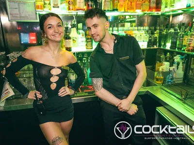 A professional photo of guests enjoying themselves at Cocktails Nightclub from our gallery.