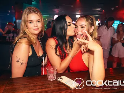 A professional photo of guests enjoying themselves at Cocktails Nightclub from our gallery.