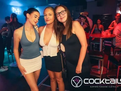 A professional photo of guests enjoying themselves at Cocktails Nightclub from our gallery.