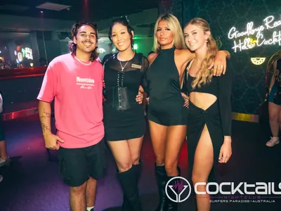 A professional photo of guests enjoying themselves at Cocktails Nightclub from our gallery.