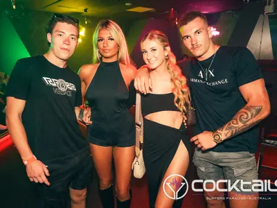 A professional photo of guests enjoying themselves at Cocktails Nightclub from our gallery.