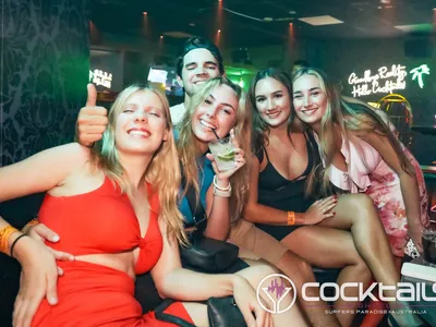 A professional photo of guests enjoying themselves at Cocktails Nightclub from our gallery.