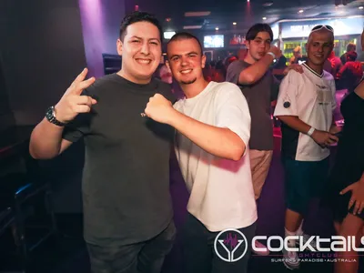 A professional photo of guests enjoying themselves at Cocktails Nightclub from our gallery.