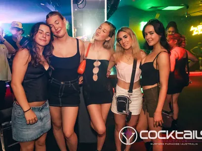 A professional photo of guests enjoying themselves at Cocktails Nightclub from our gallery.