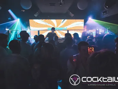 A professional photo of guests enjoying themselves at Cocktails Nightclub from our gallery.