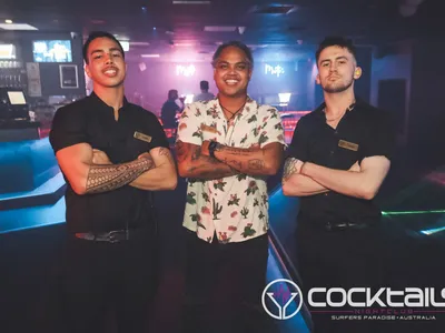 A professional photo of guests enjoying themselves at Cocktails Nightclub from our gallery.