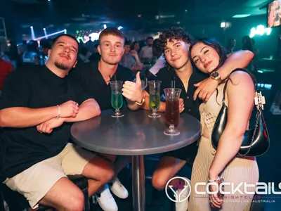 A professional photo of guests enjoying themselves at Cocktails Nightclub from our gallery.