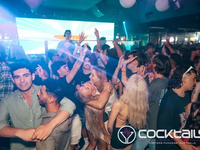 A professional photo of guests enjoying themselves at Cocktails Nightclub from our gallery.