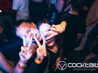 A professional photo of guests enjoying themselves at Cocktails Nightclub from our gallery.