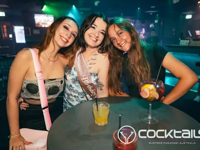 A professional photo of guests enjoying themselves at Cocktails Nightclub from our gallery.