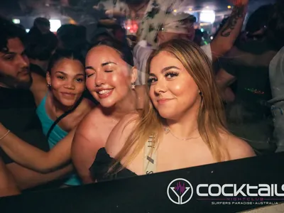 A professional photo of guests enjoying themselves at Cocktails Nightclub from our gallery.