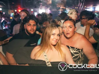 A professional photo of guests enjoying themselves at Cocktails Nightclub from our gallery.