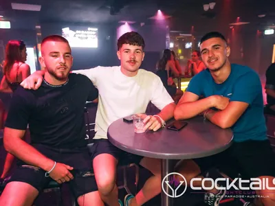 A professional photo of guests enjoying themselves at Cocktails Nightclub from our gallery.