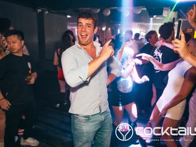 A professional photo of guests enjoying themselves at Cocktails Nightclub from our gallery.