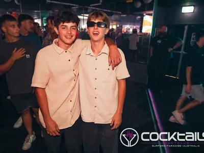 A professional photo of guests enjoying themselves at Cocktails Nightclub from our gallery.