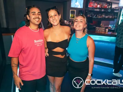 A professional photo of guests enjoying themselves at Cocktails Nightclub from our gallery.