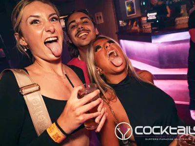 A professional photo of guests enjoying themselves at Cocktails Nightclub from our gallery.