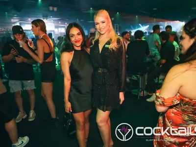 A professional photo of guests enjoying themselves at Cocktails Nightclub from our gallery.