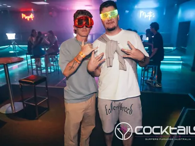 A professional photo of guests enjoying themselves at Cocktails Nightclub from our gallery.