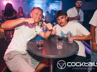 A professional photo of guests enjoying themselves at Cocktails Nightclub from our gallery.