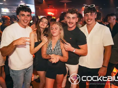 A professional photo of guests enjoying themselves at Cocktails Nightclub from our gallery.