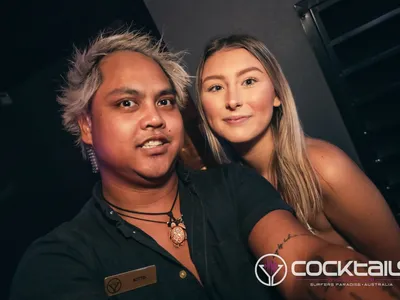 A professional photo of guests enjoying themselves at Cocktails Nightclub from our gallery.