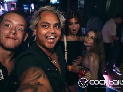 A professional photo of guests enjoying themselves at Cocktails Nightclub from our gallery.