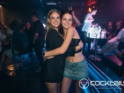 A professional photo of guests enjoying themselves at Cocktails Nightclub from our gallery.