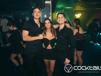 A professional photo of guests enjoying themselves at Cocktails Nightclub from our gallery.