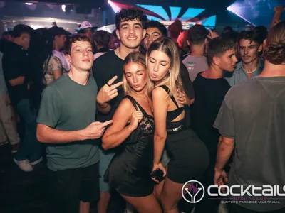 A professional photo of guests enjoying themselves at Cocktails Nightclub from our gallery.