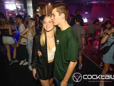 A professional photo of guests enjoying themselves at Cocktails Nightclub from our gallery.