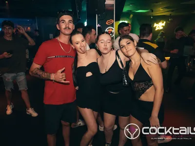 A professional photo of guests enjoying themselves at Cocktails Nightclub from our gallery.