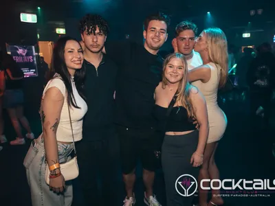 A professional photo of guests enjoying themselves at Cocktails Nightclub from our gallery.