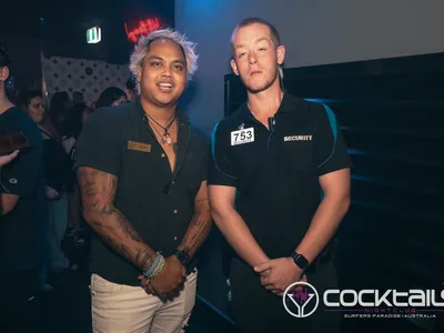 A professional photo of guests enjoying themselves at Cocktails Nightclub from our gallery.