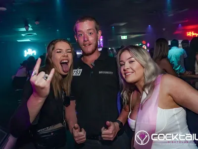 A professional photo of guests enjoying themselves at Cocktails Nightclub from our gallery.