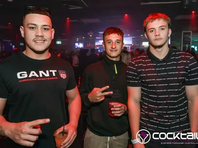 A professional photo of guests enjoying themselves at Cocktails Nightclub from our gallery.