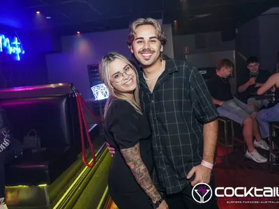 A professional photo of guests enjoying themselves at Cocktails Nightclub from our gallery.