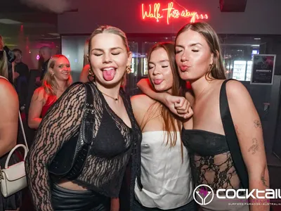 A professional photo of guests enjoying themselves at Cocktails Nightclub from our gallery.