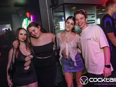 A professional photo of guests enjoying themselves at Cocktails Nightclub from our gallery.