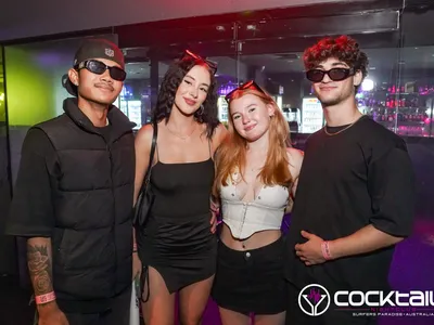 A professional photo of guests enjoying themselves at Cocktails Nightclub from our gallery.