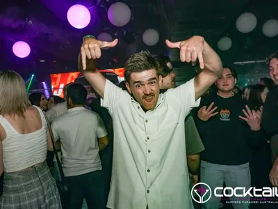 A professional photo of guests enjoying themselves at Cocktails Nightclub from our gallery.