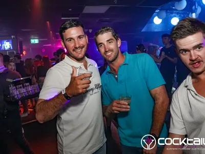 A professional photo of guests enjoying themselves at Cocktails Nightclub from our gallery.