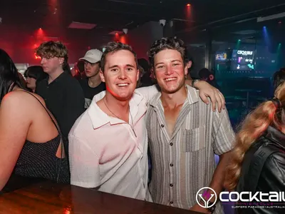 A professional photo of guests enjoying themselves at Cocktails Nightclub from our gallery.