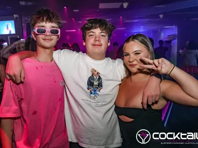 A professional photo of guests enjoying themselves at Cocktails Nightclub from our gallery.