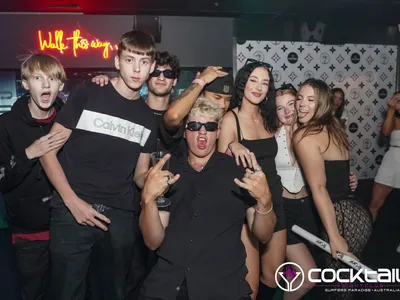 A professional photo of guests enjoying themselves at Cocktails Nightclub from our gallery.